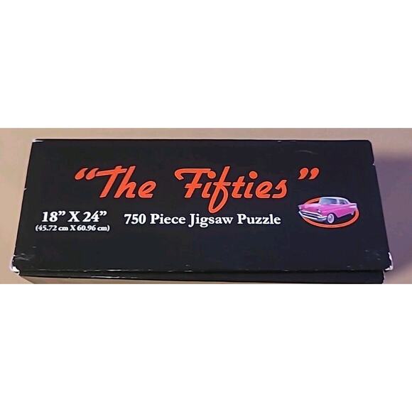The Fifties 1950s Decade Puzzle 750 Pc Nostalgic Retro Complete Vintage - Picture 5 of 5
